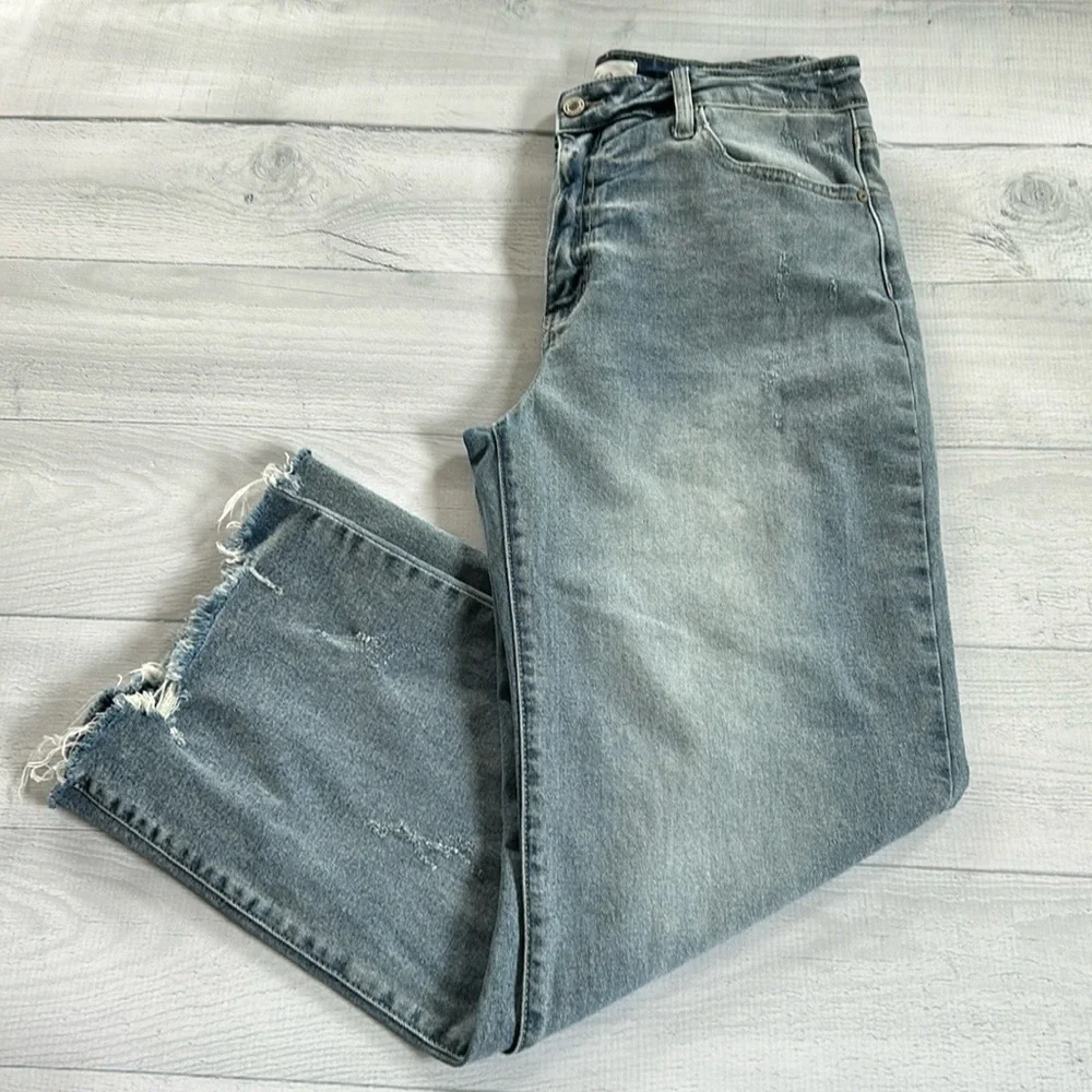 KanCan Violet HR Slim Wide Leg‎ Jeans Sz 29